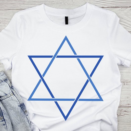 Elegant Blue Star von David T-Shirt