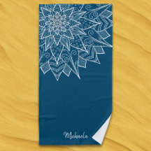 Elegant Blue Summer Floral
