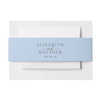 Elegant Blue und Green Calligraphy Script Wedding