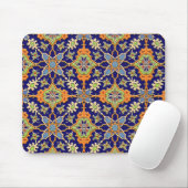 Elegant Blue und Orange Mousepad (Mit Mouse)