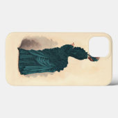 Elegant Blue Viktorianisch Dress Fashion Case-Mate iPhone Hülle (Rückseite (Horizontal))