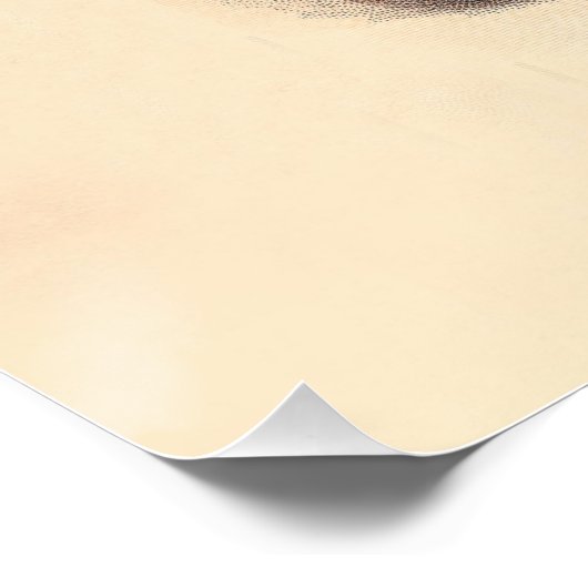 Elegant Blue Viktorianisch Dress Fashion Poster (Ecke)