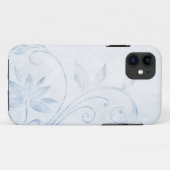Elegant Blue Vintag Case-Mate iPhone Hülle (Rückseite (Horizontal))