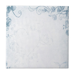 Elegant Blue Vintag Fliese