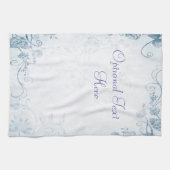 Elegant Blue Vintag Geschirrtuch (Horizontal)