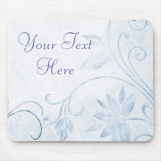 Elegant Blue Vintag Mousepad (Vorne)