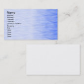 Elegant Blue Visitenkarte (Vorne/Hinten)