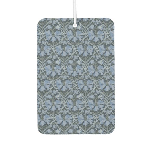 Elegant Blue Watercolor Floral Pattern Invitation Autolufterfrischer (Vorderseite)