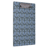 Elegant Blue Watercolor Floral Pattern Klemmbrett (Rechts)