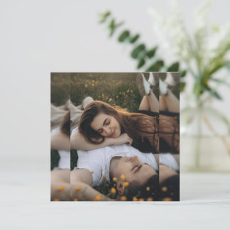 Elegant Blue Watercolor Floral Wedding Vielen Dank