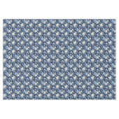 Elegant Blue while roses tiled Wedding Tischdecke (Vorderseite (Horizontal))