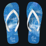 Elegant Blue White Wedding Bride Tribe Flip Flops Badesandalen<br><div class="desc">Diese eleganten Flip Flops mit klassisch blauen und weißen Farbverlaufsmustern sind ein unvergessliches Geschenk für Hochzeitsfeier-Mitglieder: Braut, Brautjungfrauen, Brautmutter, Trauzeugin... Sie fügen Ihrem Hochzeitstag, Junggeselinnen-Abschied oder anderen Feierlichkeiten eine stilvolle Glamour hinzu. Strich Anpassen Sie es mit Ihrer Formulierung durch die Vorlagenfelder. Wenn Sie gewollt haben, um den Stil, die Farbe...</div>