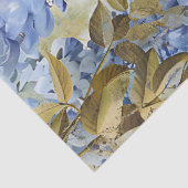 Elegant Blue Wisteria & Ravens Decoupage Paper Seidenpapier (Detail)