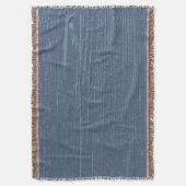 Elegant Blue Wood Grain Decke (Vorderseite Vertikal)