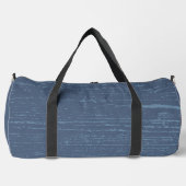 Elegant Blue Wood Grain Duffle Bag (Vorderseite)