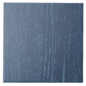 Elegant Blue Wood Grain Fliese (Vorderseite)