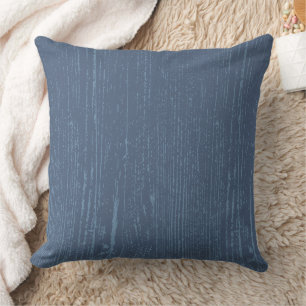 Elegant Blue Wood Grain Kissen