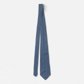 Elegant Blue Wood Grain Krawatte (Rückseite)