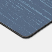 Elegant Blue Wood Grain Schreibtischunterlage (Ecke)