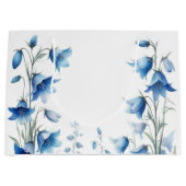 Elegant Bluebells Blume Große Geschenktüte (Vorderseite)