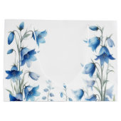 Elegant Bluebells Blume Große Geschenktüte (Rückseite)