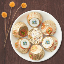 Elegant Blueberry Brunch 30. Geburtstagsfeier