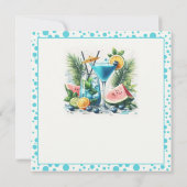 Elegant Blueberry Brunch 30. Geburtstagsfeier Dankeskarte (Rückseite)