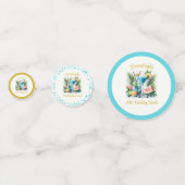 Elegant Blueberry Brunch 30. Geburtstagsfeier Konfetti (Vorderseiten)