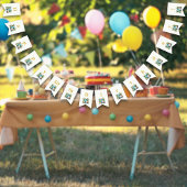 Elegant Blueberry Brunch 30. Geburtstagsfeier Wimpelkette