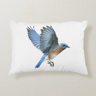 Elegant Bluebird Accent Pillow Dekokissen