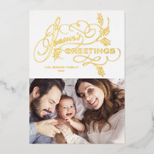 Elegant Blühend Foto der Grüße der Jahreszeit