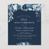 Elegant blühende Einladung (Vorderseite)