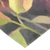 Elegant blühende Wildblume Schwarzer Panther Tischdecke (Schrägansicht)