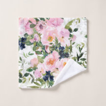 Elegant, Blumig, Vintage, Rosa und Weiß