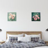 Elegant Blush Chrysanthemum Art Bilderwand Sets (Schlafzimmer)