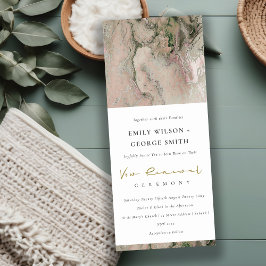 ELEGANT BLUSH DUSKY ROSE GOLD AGATE VOW RENEWY EINLADUNG