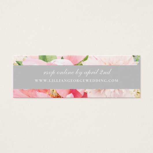 Elegant Blush Floral Wedding Website UAWG (Vorderseite)