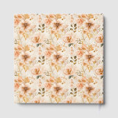 Elegant Blush Gold Wedding Guest Book Signature Gästebuch (Rückseite)