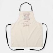 Elegant Blush Patisserie Bakery Business Schürze (Vorderseite)