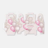 Elegant Blush Pink Balloons Danke zum Geburtstag Geschenkschachtel (Ungefaltet)