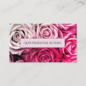 Elegant Blush Pink Business Card Visitenkarte (Vorderseite)