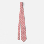 Elegant Blush Pink Gold Diamant Tufted Neck Tie Krawatte (Rückseite)