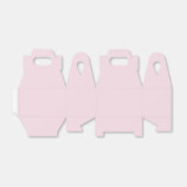 Elegant Blush Pink Thank You Geschenkschachtel (Ungefaltet)