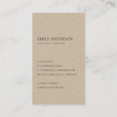 ELEGANT BLUSPINK IMITATE ROSE GOLD LOTUS FLORAL VISITENKARTE (Rückseite)