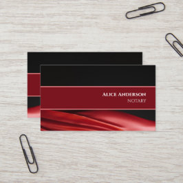 Elegant blutig rot luxuriös feminin farbig visitenkarte