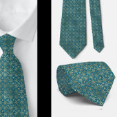 Elegant Bohemisch Boho Aquamarin Neck Tie Krawatte