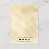 Elegant Boho Amethyst Crystal Jewelry Display Visitenkarte (Rückseite)