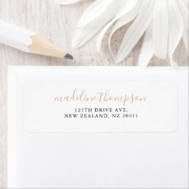 Elegant Boho Beige Calligrafy Script