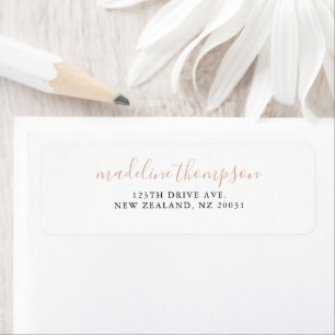 Elegant Boho Beige Calligrafy Script