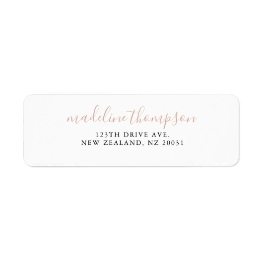 Elegant Boho Beige Calligrafy Script (Vorne)